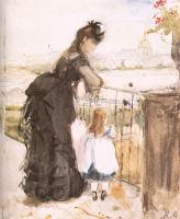 Morisot, Berthe - On the Balcony